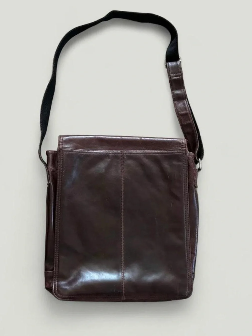 Brown Leather Laptop Satchel